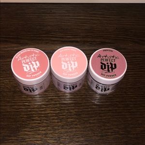 Artistic nail design dip powders